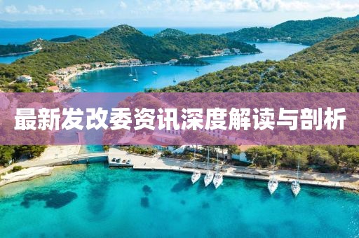 最新发改委资讯深度解读与剖析