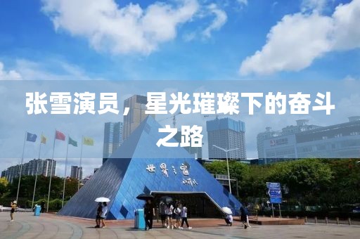 张雪演员，星光璀璨下的奋斗之路