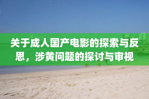 关于成人国产电影的探索与反思，涉黄问题的探讨与审视