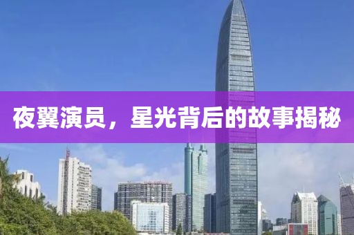 夜翼演员，星光背后的故事揭秘