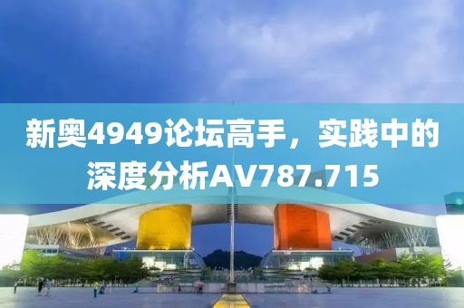 新奥4949论坛高手，实践中的深度分析AV787.715
