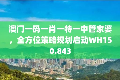 澳门一码一肖一特一中管家婆，全方位策略规划启动WH150.843