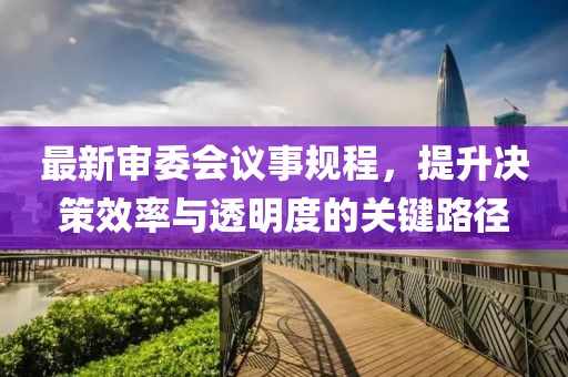 最新审委会议事规程，提升决策效率与透明度的关键路径