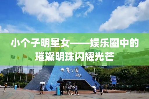 小个子明星女——娱乐圈中的璀璨明珠闪耀光芒