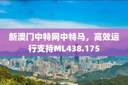 新澳门中特网中特马，高效运行支持ML438.175