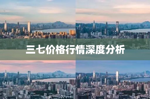 三七价格行情深度分析