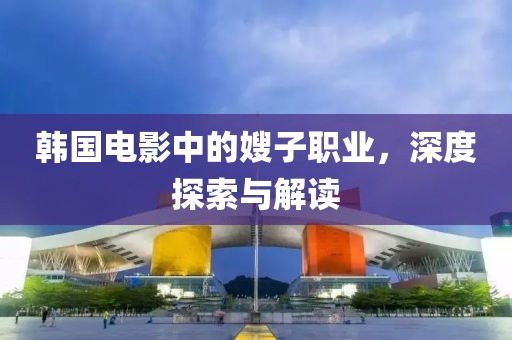 韩国电影中的嫂子职业，深度探索与解读