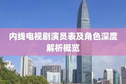 内线电视剧演员表及角色深度解析概览