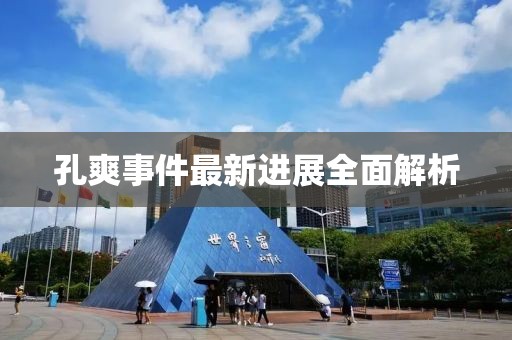 孔爽事件最新进展全面解析