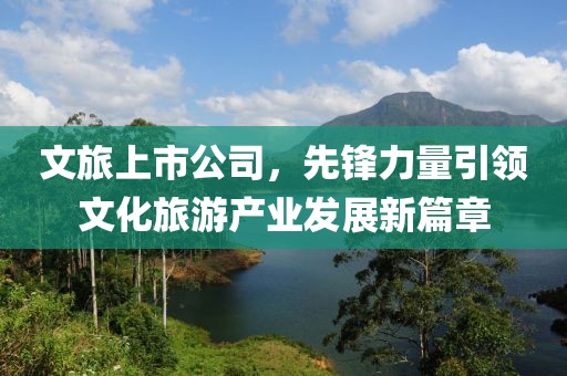 文旅上市公司，先锋力量引领文化旅游产业发展新篇章