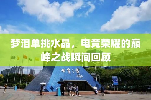 梦泪单挑水晶，电竞荣耀的巅峰之战瞬间回顾