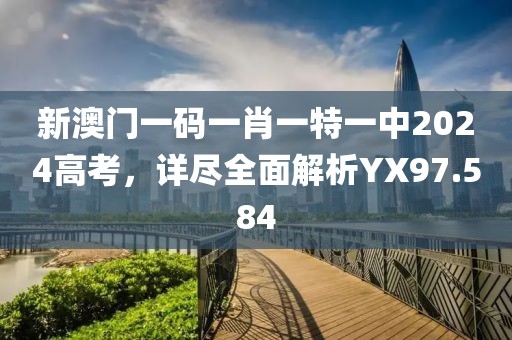 新澳门一码一肖一特一中2024高考，详尽全面解析YX97.584