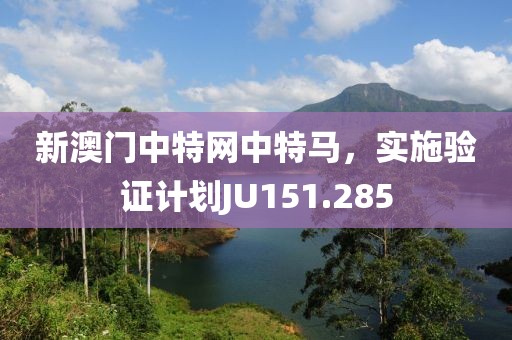新澳门中特网中特马，实施验证计划JU151.285