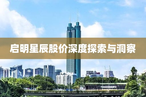 启明星辰股价深度探索与洞察