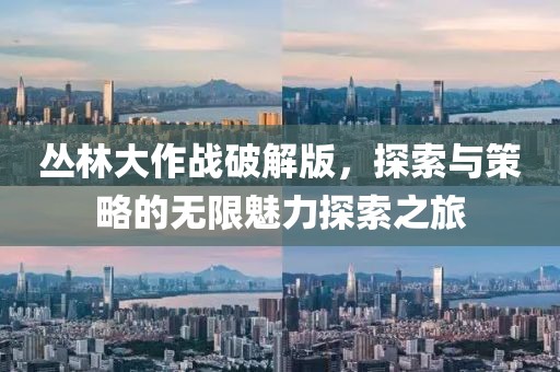 丛林大作战破解版，探索与策略的无限魅力探索之旅