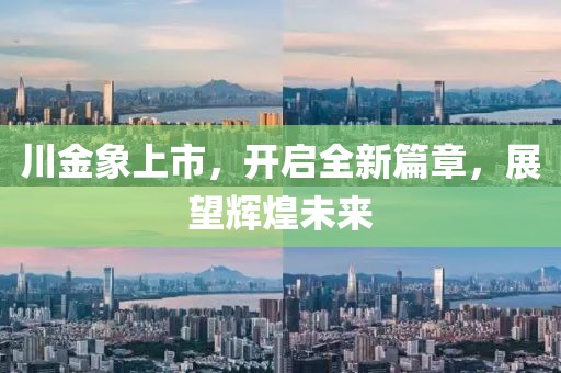 川金象上市，开启全新篇章，展望辉煌未来