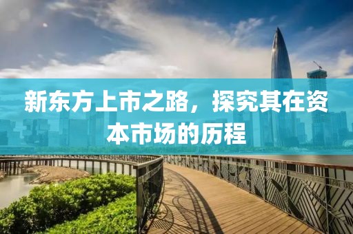 新东方上市之路，探究其在资本市场的历程