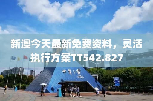 新澳今天最新免费资料，灵活执行方案TT542.827