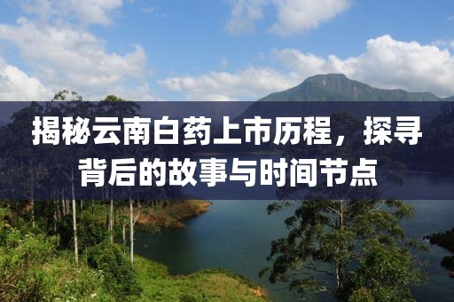 揭秘云南白药上市历程，探寻背后的故事与时间节点