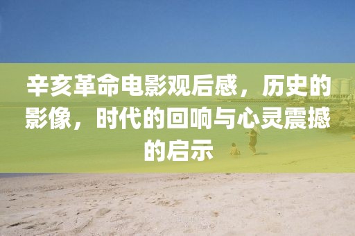 辛亥革命电影观后感，历史的影像，时代的回响与心灵震撼的启示