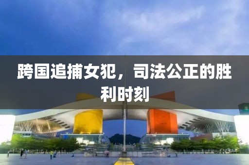 跨国追捕女犯，司法公正的胜利时刻