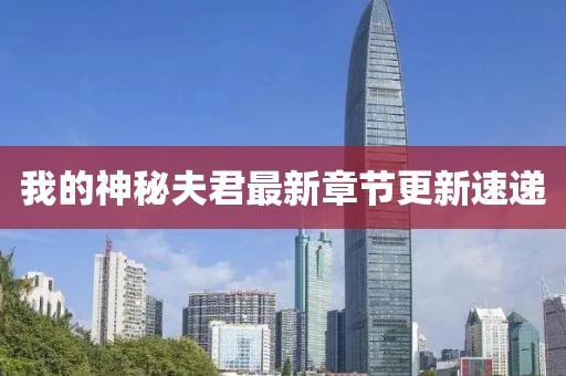 我的神秘夫君最新章节更新速递