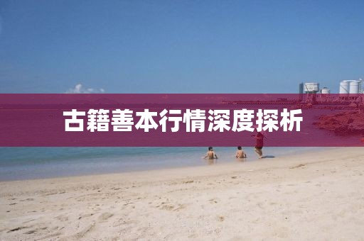 古籍善本行情深度探析