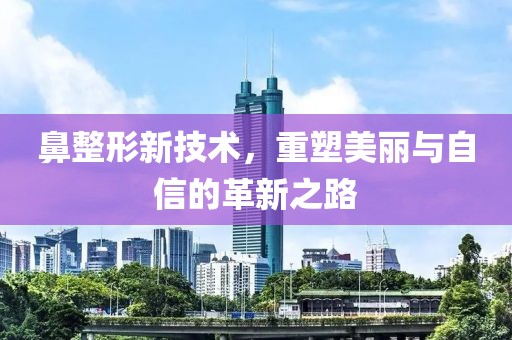鼻整形新技术，重塑美丽与自信的革新之路