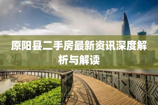 原阳县二手房最新资讯深度解析与解读