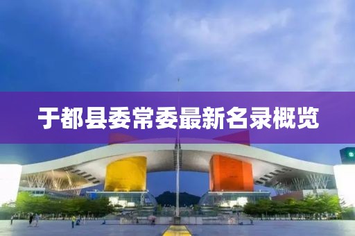 于都县委常委最新名录概览