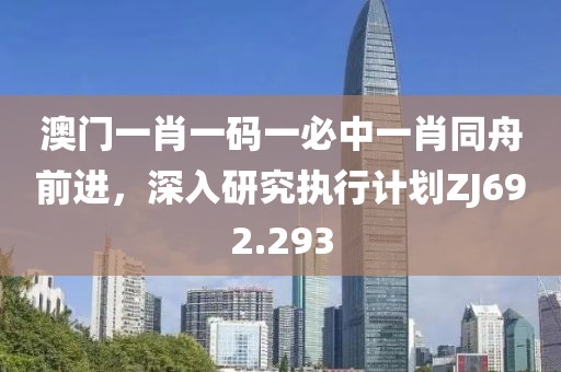 澳门一肖一码一必中一肖同舟前进，深入研究执行计划ZJ692.293