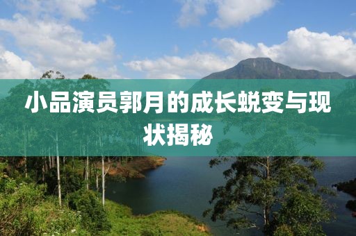 小品演员郭月的成长蜕变与现状揭秘