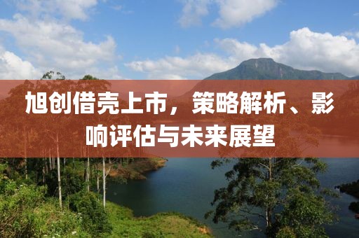 旭创借壳上市，策略解析、影响评估与未来展望