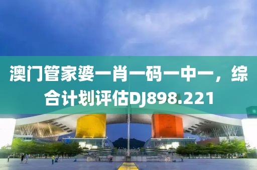 澳门管家婆一肖一码一中一，综合计划评估DJ898.221