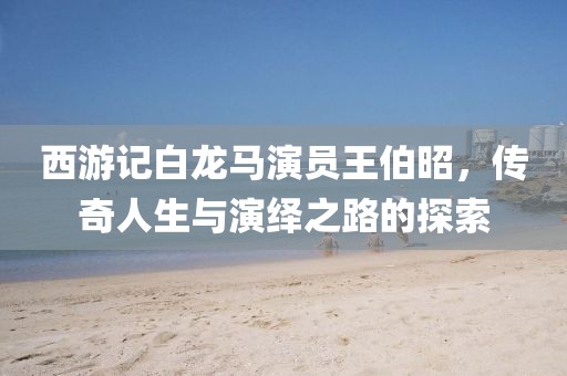 西游记白龙马演员王伯昭，传奇人生与演绎之路的探索