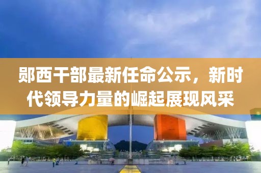 郧西干部最新任命公示，新时代领导力量的崛起展现风采