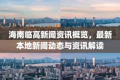 海南临高新闻资讯概览，最新本地新闻动态与资讯解读