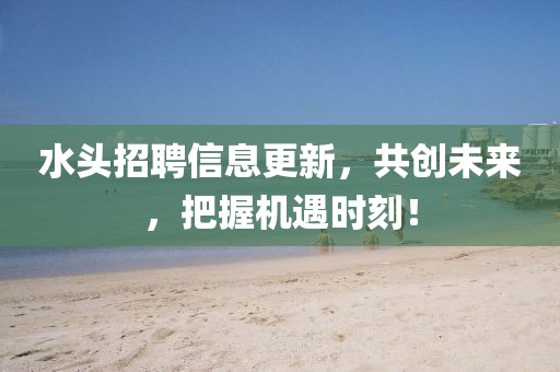 水头招聘信息更新，共创未来，把握机遇时刻！