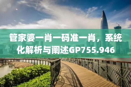 管家婆一肖一码准一肖，系统化解析与阐述GP755.946