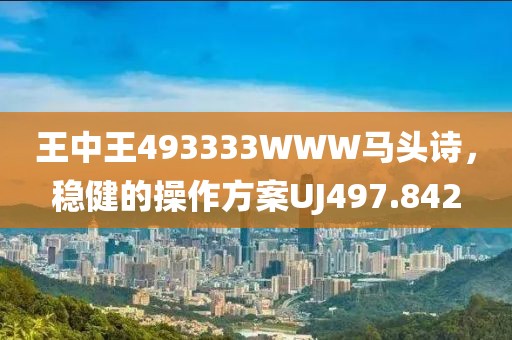 王中王493333WWW马头诗，稳健的操作方案UJ497.842