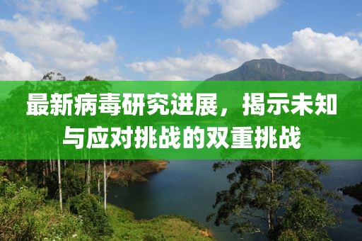 最新病毒研究进展，揭示未知与应对挑战的双重挑战