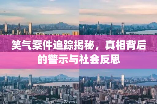 笑气案件追踪揭秘，真相背后的警示与社会反思