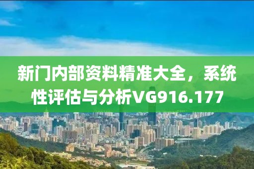 新门内部资料精准大全，系统性评估与分析VG916.177