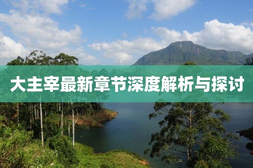 大主宰最新章节深度解析与探讨