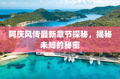 阿庆风传最新章节探秘，揭秘未知的秘密