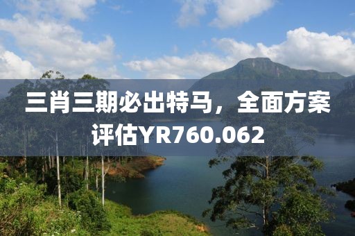 三肖三期必出特马，全面方案评估YR760.062