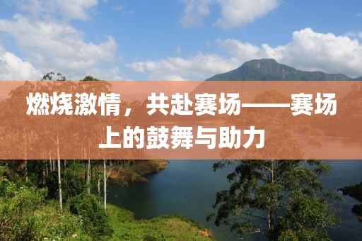 燃烧激情，共赴赛场——赛场上的鼓舞与助力