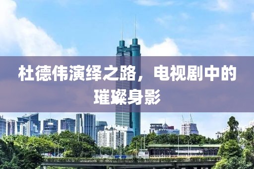 杜德伟演绎之路，电视剧中的璀璨身影