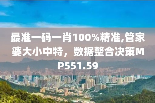 最准一码一肖100%精准,管家婆大小中特，数据整合决策MP551.59