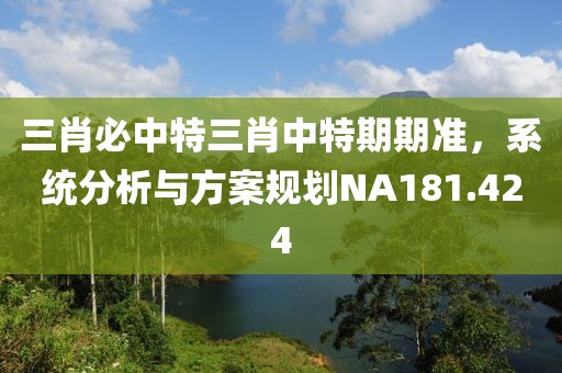 三肖必中特三肖中特期期准，系统分析与方案规划NA181.424